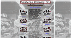 Desktop Screenshot of leatherofficeaccessories.com
